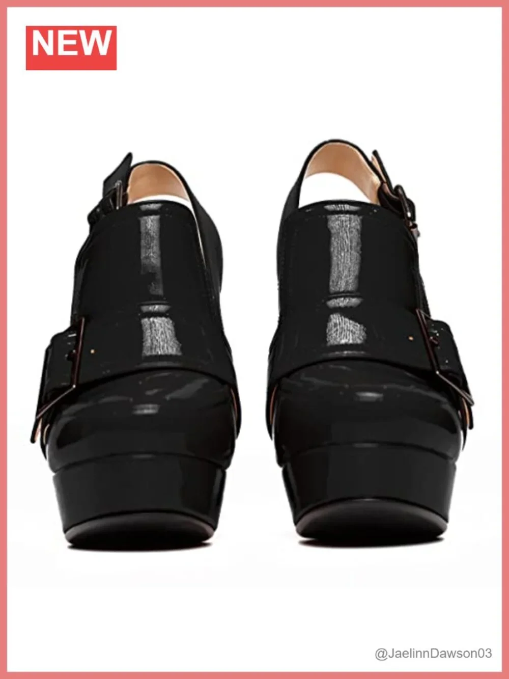 Vintage Chunky Platform Loafers Ankle Strap Block Heel Pumps Women's Shoes